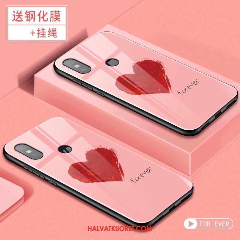 Xiaomi Mi 8 Kuoret Pieni Net Red Silikoni, Xiaomi Mi 8 Kuori All Inclusive Persoonallisuus Beige