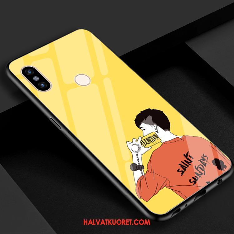 Xiaomi Mi 8 Kuoret Punainen Pieni Lasi, Xiaomi Mi 8 Kuori Karkaisu Puhelimen Beige