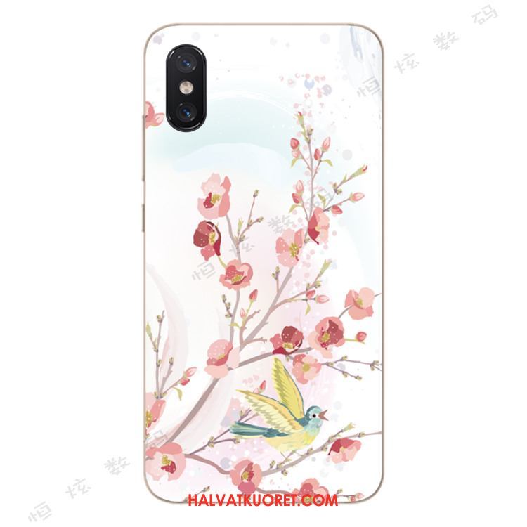 Xiaomi Mi 8 Pro Kuoret Silikoni Nuoret Kukkakuvio, Xiaomi Mi 8 Pro Kuori Puhelimen All Inclusive Beige