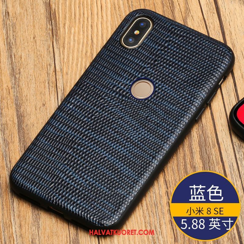 Xiaomi Mi 8 Se Kuoret Takakansi All Inclusive Pieni, Xiaomi Mi 8 Se Kuori Puhelimen Tummansininen Beige