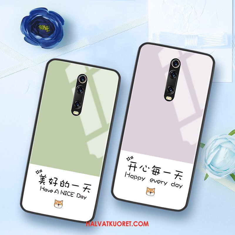 Xiaomi Mi 9t Pro Kuoret All Inclusive Yksinkertainen Rakastunut, Xiaomi Mi 9t Pro Kuori Taide Lasi Beige