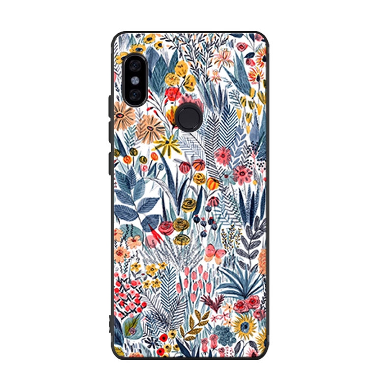 Xiaomi Mi Mix 2s Kuoret Pieni Yksinkertainen Murtumaton, Xiaomi Mi Mix 2s Kuori Kotelo Punainen Beige