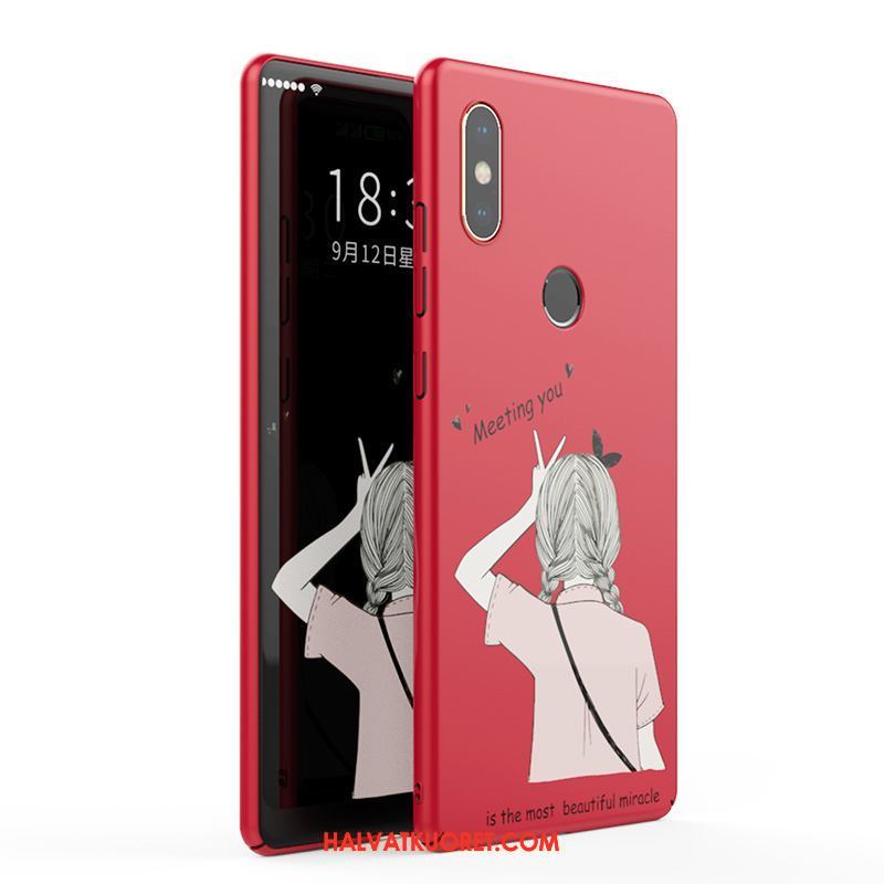 Xiaomi Mi Mix 2s Kuoret Punainen Ohut Kotelo, Xiaomi Mi Mix 2s Kuori Persoonallisuus Luova Beige