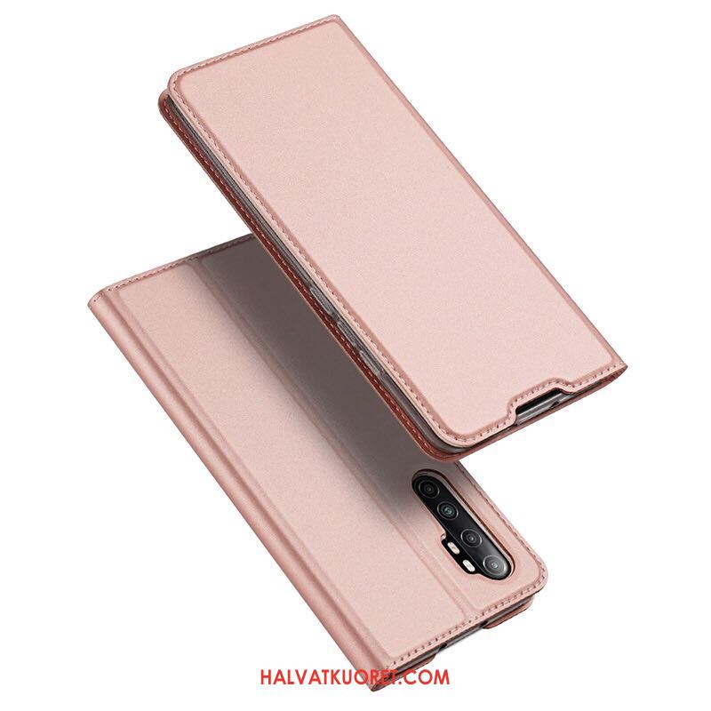 Xiaomi Mi Note 10 Lite Kuoret Pieni Liiketoiminta Puhelimen, Xiaomi Mi Note 10 Lite Kuori Nahkakotelo Beige