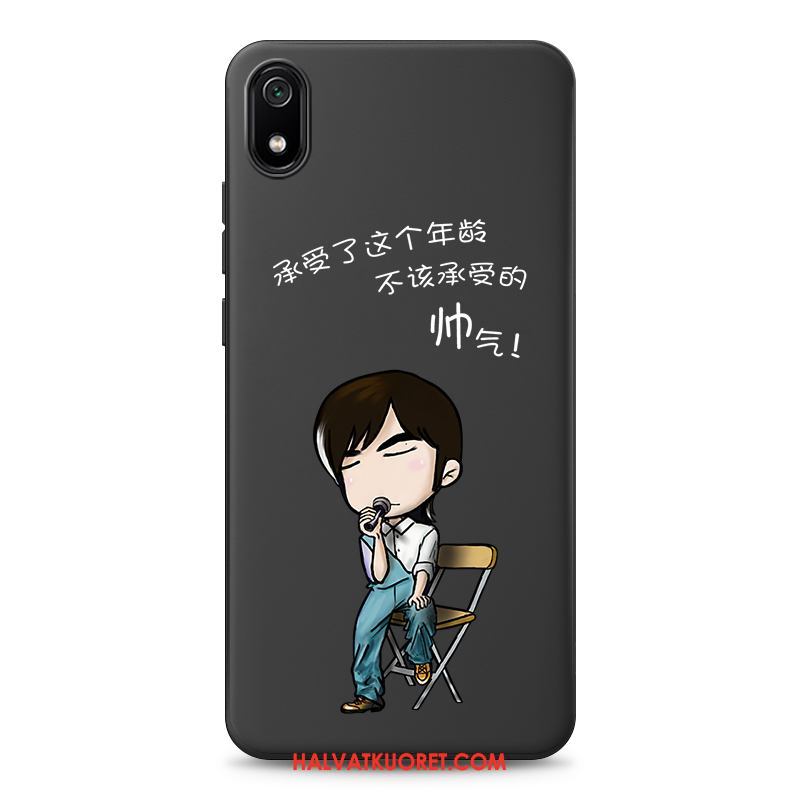 Xiaomi Redmi 7a Kuoret Kotelo Musta Pesty Suede, Xiaomi Redmi 7a Kuori Silikoni Murtumaton Beige
