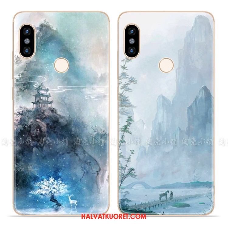 Xiaomi Redmi Note 5 Kuoret Maisema Puhelimen Pieni, Xiaomi Redmi Note 5 Kuori Korkea Sininen Beige