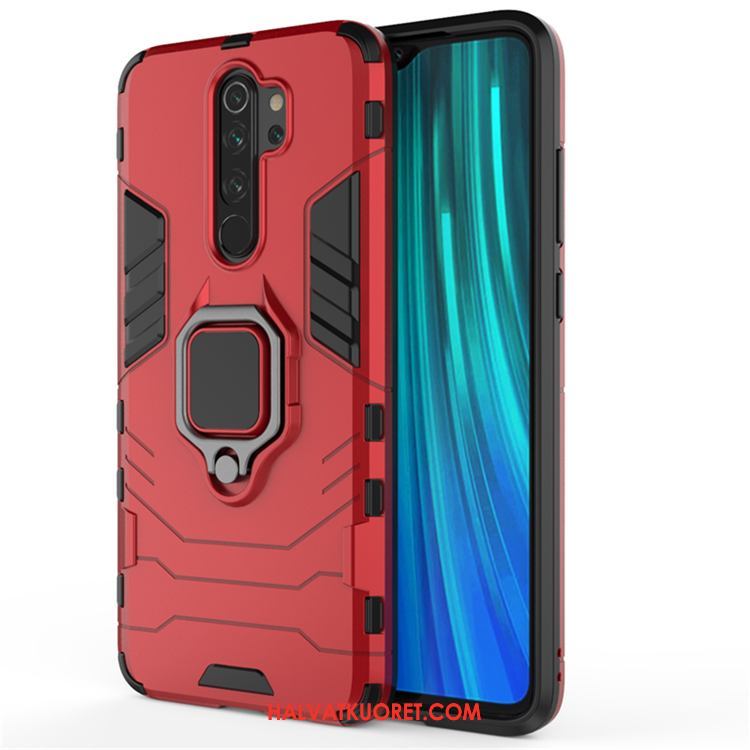 Xiaomi Redmi Note 8 Pro Kuoret All Inclusive Rengas Pieni, Xiaomi Redmi Note 8 Pro Kuori Puhelimen Punainen Beige