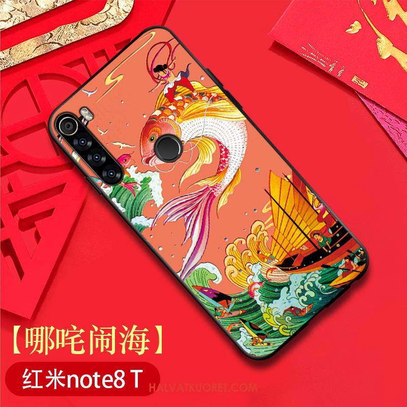 Xiaomi Redmi Note 8t Kuoret Kotelo Suojaus, Xiaomi Redmi Note 8t Kuori All Inclusive Ohut Beige