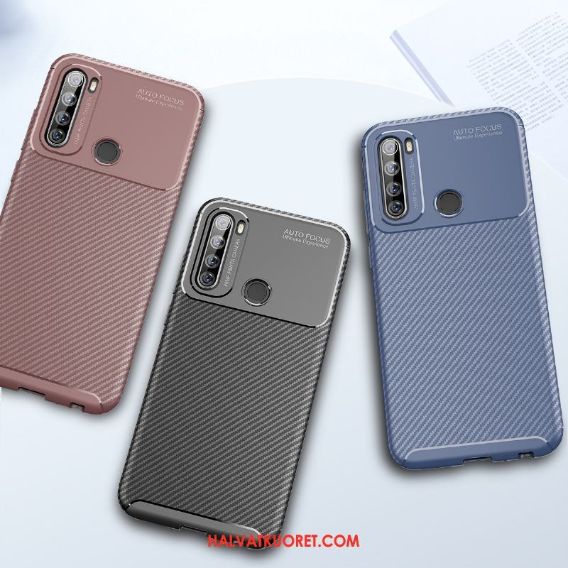 Xiaomi Redmi Note 8t Kuoret Murtumaton Pesty Suede Silikoni, Xiaomi Redmi Note 8t Kuori Karkaisu Suojaus Beige