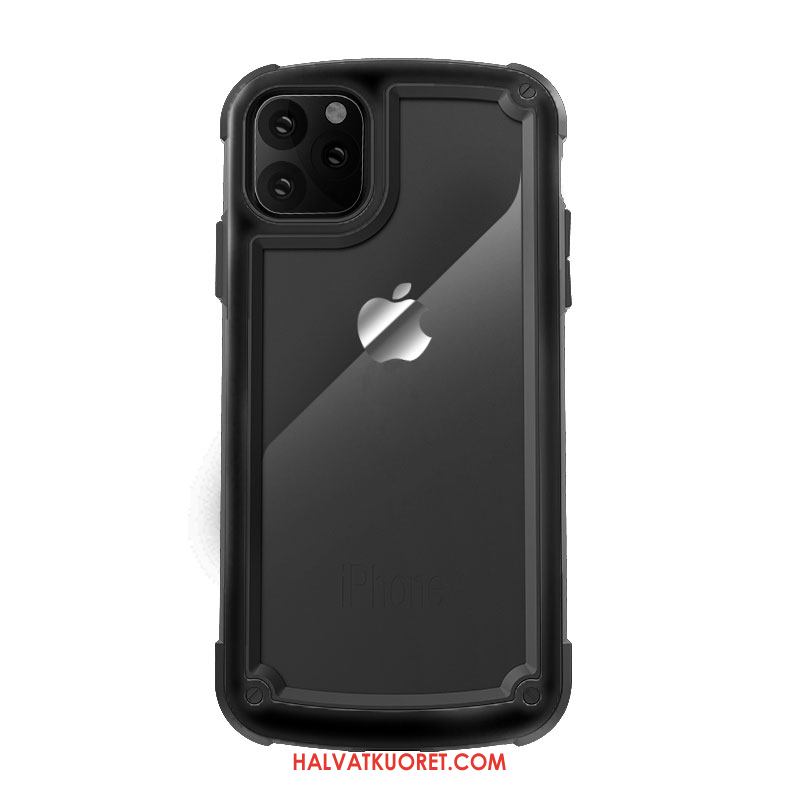 iPhone 11 Pro Max Kuoret Puhelimen All Inclusive Kotelo, iPhone 11 Pro Max Kuori Musta