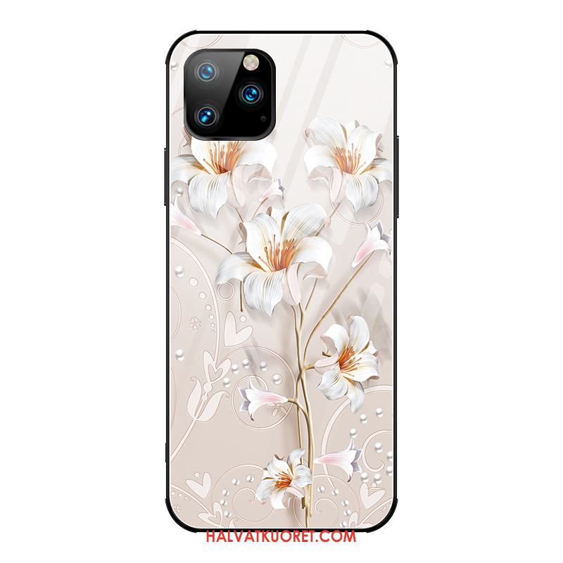 iPhone 11 Pro Max Kuoret Tila All Inclusive Kukkia, iPhone 11 Pro Max Kuori Luova Valkoinen