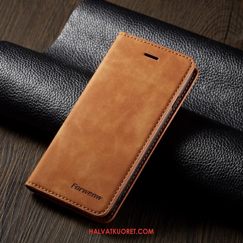 iPhone 12 Pro Max Kuoret Keltainen Nahkakotelo, iPhone 12 Pro Max Kuori Puhelimen