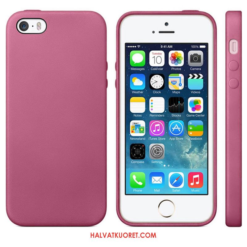 iPhone 5 / 5s Kuoret Suojaus Nahkakotelo Jauhe, iPhone 5 / 5s Kuori All Inclusive