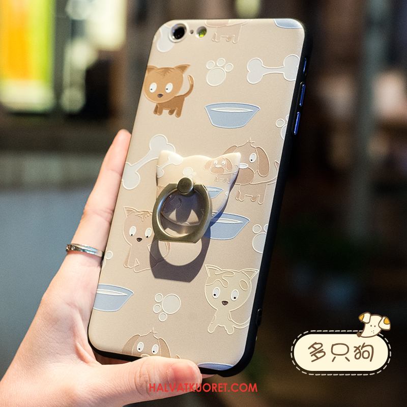 iPhone 6 / 6s Kuoret Kohokuviointi Murtumaton, iPhone 6 / 6s Kuori Silikoni Pesty Suede Beige