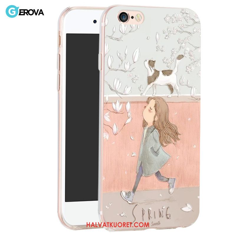 iPhone 6 / 6s Kuoret Pesty Suede Silikoni Harmaa, iPhone 6 / 6s Kuori Luova Suojaus