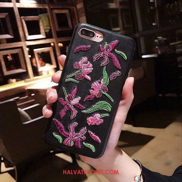 iPhone 8 Plus Kuoret Luova Pinkki, iPhone 8 Plus Kuori Tide-brändi Kirjonta