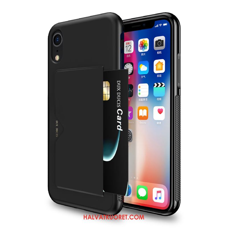 iPhone Xr Kuoret Kortti Nahkakotelo Murtumaton, iPhone Xr Kuori Puhelimen